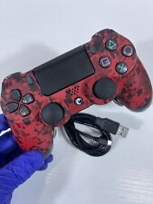 Evil Controllers Custom Sony PlayStation 4 Controller Digital Red Camo for sale  Shipping to South Africa
