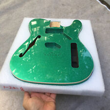 Guitar body Telecaster Thinline SS Half hollow glisten turquoise 1.78KG for sale  Shipping to Canada
