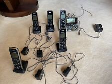 Teléfono base sistema telefónico inalámbrico Panasonic KX-TG7871 con 5 teléfonos segunda mano  Embacar hacia Argentina