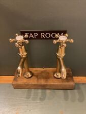 Refurbished Tall Brass Kitchen Taps  New Washers Idea For Belfast Sink L2, used for sale  Shipping to South Africa