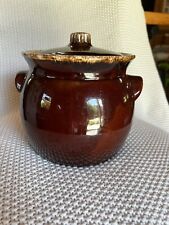 Hull Pottery Bean Pot Brown for sale  Shipping to South Africa