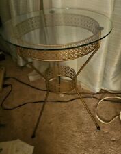 round iron table glass for sale  Tremont