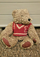 Brown Teddy Bear Dandee International Red Jumper Stuffed Animal for sale  Shipping to South Africa