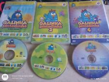 3 GALINHA PINTADINHA/FRANGO PINTADO #1,3,4 CLIPES MUSICAIS INFANTIS DVD CONJUNTO, usado comprar usado  Enviando para Brazil
