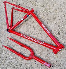 Specialized Rockhopper Mountain bike frame butted Cr-mo Tubing Red for sale  Shipping to South Africa