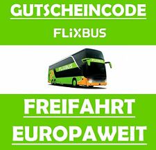 Flixbus gutscheine freifahrten gebraucht kaufen  Deutschland