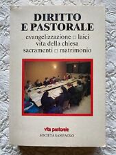DIRITTO E PASTORALE - Società San Paolo - 1992 usato  Caravate