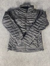 Columbia Jacket Mens Medium Black Puffer Omni Heat Shield Feather Down Coat for sale  Rogers