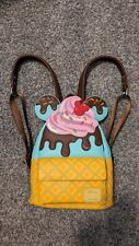 Mini mochila Loungefly Disney Minnie Mouse dulces helados segunda mano  Embacar hacia Argentina