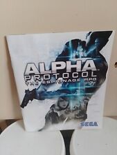 Alpha protocol instruction for sale  Ireland