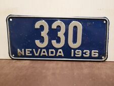 nevada 1936 license plates for sale  Butte