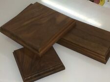 Solid hard wood American Black Walnut display, Trophy bases and plinths for sale  Shipping to South Africa