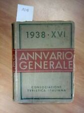 Annuario generale 1938 usato  Italia