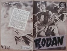 Programa alemán Rodan 1956 Ishiro Honda Kenji Sahara Yumi Shirakawa, usado segunda mano  Embacar hacia Argentina