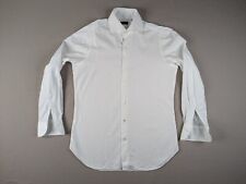 Camisa social Finamore Napoli 1925 adulto 15,5 branca espinha de peixe botão para cima comprar usado  Enviando para Brazil