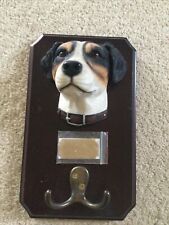 Dog wooden plaque for sale  BUDE
