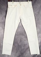 Jeans jeans Polo Ralph Lauren masculino Sullivan slim cropped branco tamanho 34 34x30 comprar usado  Enviando para Brazil
