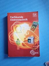 europa lehrmittel fachkunde elektrotechnik gebraucht kaufen  Rodewisch