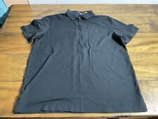 Camisa polo Ralph Lauren manga curta ajuste clássico preta malha elástica tamanho G comprar usado  Enviando para Brazil