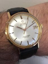 Omega Seamaster De Ville Date Automatic Men's 18kt Solid Gold 60's Watch for sale  Shipping to South Africa