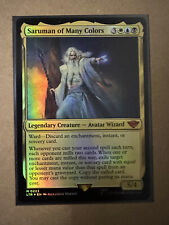 Saruman of Many Colors FOIL MYTHIC Senhor dos Anéis LTR MTG Magic Gathering NOVO, usado comprar usado  Enviando para Brazil