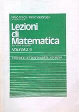 Lezioni matematica vol. usato  Italia