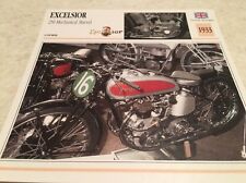 Card motorbike excelsior for sale  Shipping to Ireland