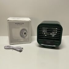 Ventilador umidificador silencioso nano spray refrigerador de ar ventilador de mesa pessoal (verde) comprar usado  Enviando para Brazil