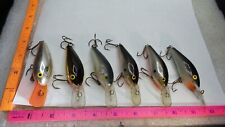 LOT OF 6 Rapala Fat Rap DEEP DIVE FR-7 CHROME/SILVER crankbait FISHING LURES for sale  Shipping to South Africa