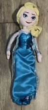 Muñeca de peluche Disney Frozen Elsa 20" original rellena de peluche de juguete de la tienda Disney segunda mano  Embacar hacia Argentina