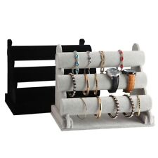 Velvet 3 Tier Jewellery Display Stand Organizer Detachable Bracelet Watch Holder for sale  Shipping to South Africa