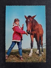 Pferdepostkarte mädchen braun gebraucht kaufen  Beeskow