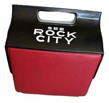 Vintage Anos 80 - SEE ROCK CITY Igloo Cooler Lunchmate Playmate -Chattanooga. TN comprar usado  Enviando para Brazil