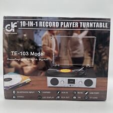 Tocadiscos 10 en uno reproductor de discos Danfi Audio Bluetooth, FM, tarjeta TF, USB (U) segunda mano  Embacar hacia Argentina