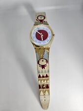 Relógio de quartzo feminino 2007 Swatch Originals inverno aconchegante GE195 fabricado na Suíça 34 mm, usado comprar usado  Enviando para Brazil