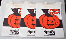 ANTIGO RESTAURANTE 3 TORRES *SACOS TRUQUES OU GULOSEIMAS DE HALLOWEEN *LANTERNA JACK O GATO PRETO comprar usado  Enviando para Brazil