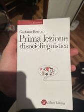 Prima lezione sociolinguistica usato  Bologna