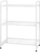 3-Tier Stackable Wire Shelving Unit Storage Rack, Expandable & Adjustable..., used for sale  Shipping to South Africa