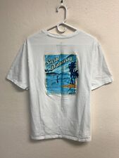 Camiseta masculina Tommy Bahama tamanho grande branca distanciamento social surf gráfico em excelente estado usado, usado comprar usado  Enviando para Brazil