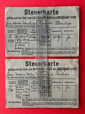Alte steuerkarte 1913 gebraucht kaufen  Deutschland