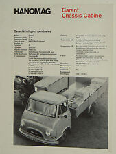 Prospectus hanomag camion d'occasion  Cluny