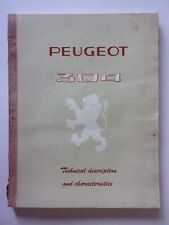Peugeot 304 saloon for sale  UK