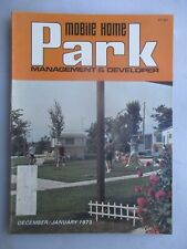 Revista Mobile Home Park Management - Edição de dezembro/janeiro de 1972/1973 comprar usado  Enviando para Brazil