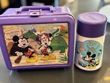Usado, Lancheira Disney Caveman Mickey e Minnie Vintage Aladdin com garrafa térmica comprar usado  Enviando para Brazil