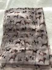 Dog patterned scarf for sale  BEDFORD