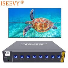 4K60 UHD Video Wall Controller 2x2 1x4 1x3 1x2 support HDMI 2.0 Input USB Play for sale  Shipping to South Africa