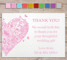 Personalised wedding thank for sale  Shipping to Ireland