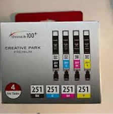 New Out Box Generic For Canon C-251 BK/C/M/Y XL Printer Ink Cartridge, used for sale  Shipping to South Africa