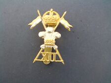 Cap badge 12th for sale  MANSFIELD