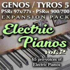 Electric Pianos Bundle VOL.2 - Expansion Pack for Yamaha (Genos, Tyros 5, PSR), used for sale  Shipping to Canada